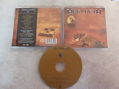 Megadeth Risk CD Hard Rock Heavy Metal Rare Out Of Print • $1.50