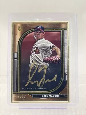 Greg Maddux 2021 Topps Museum Gold Framed Autograph Auto /10 Q0m-sa • $12.50