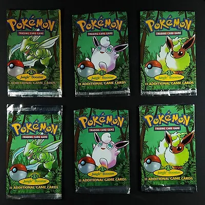 Jungle - Empty Booster Pack - Vintage Display Pokemon • $4.25