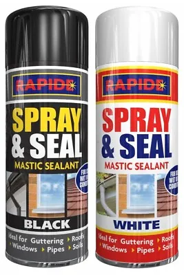£6.99 • Buy Instant Leak Stop Spray N Seal Mastic Sealant Roof Guttering Pipes Windows 300ml
