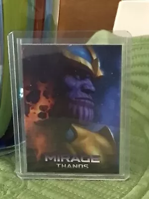 2022 UD Marvel Masterpieces Mirage Captain America Thanos Iron Man Lenticular #1 • $189.99