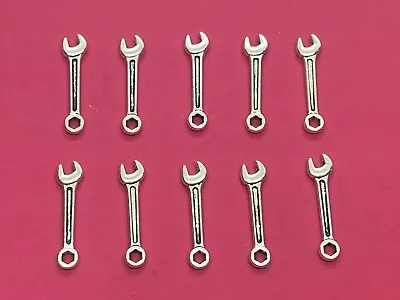 Tibetan Silver DIY/Tools Spanner Charms - 10 Per Pack • £1.35