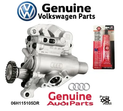 GENUINE OE Engine Oil Pump W Oil Pan Sealer For VW BeetleJettaPassat 1.8L2.0L • $289.89