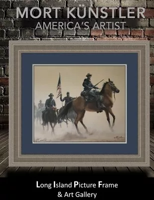 Mort Kunstler Buffalo Soldiers Of The West Signed L/ED Custom Framed Print • $475