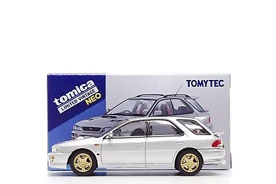 Tomica Limited Vintage Neo 1:64 Subaru Impreza WRX STi Ver.V - Silver (LV-N281c) • $39.99