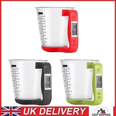 Kitchen Scales Grams &  Ounces With LCD Display For Water Milk Oil Flour & More • £14.49