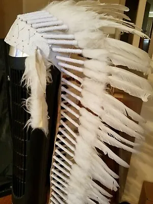 $69.99 • Buy White Feather Headdress