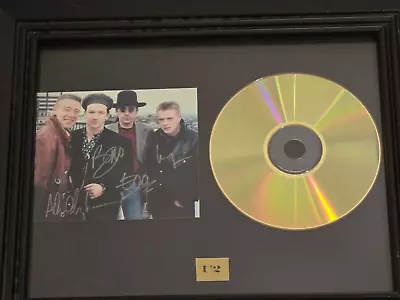 U2 Autographed Photo In Case W/COA & Decorative CD - FULL BAND'S SIGNATURES! • $199.97