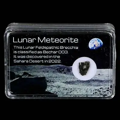 Moon Rock Lunar Meteorite Bechar 003 Algerian Sahara Desert Discovered 2022 • $47.99