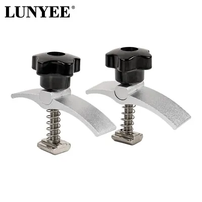 2PC T-Track Mini Hold Down Clamp Woodworking Press Plate For Chute T-Track Clamp • $14.39