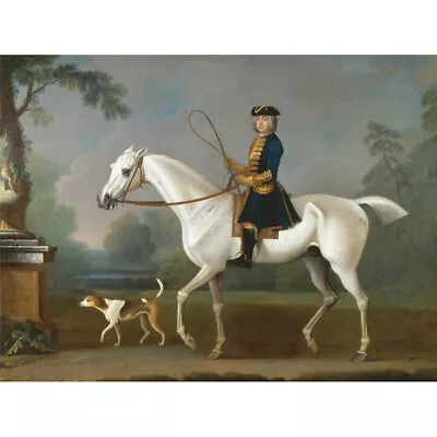 Painting Portrait Horse Seymour Burgoyne Riding Badger Poster Art Print Bb12712b • £11.99