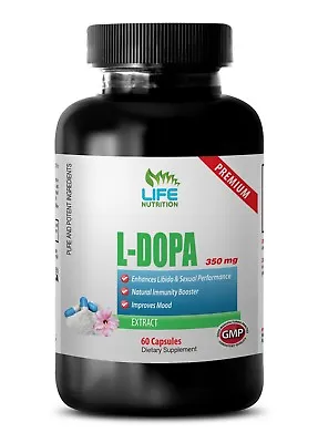 Dopamine Supplement - L-Dopa 99% Extract 350mg - Sexual Vitality (1) • $20.55