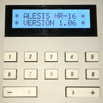 Alesis Lcd Display - Hr-16 Hr-16b & Mmt-8 - Light Blue - Replacement Screen • $32