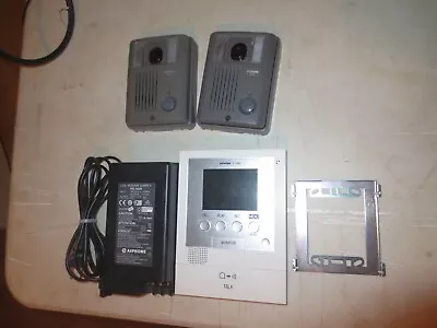 Aiphone 2 Door Intercom Kit: JF-2MED Master Station 2 JF-DA Door Stations PS • $350