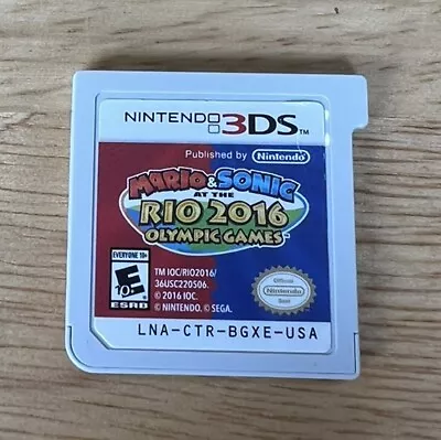Mario & Sonic At The Rio 2016 Olympic Games (Nintendo 3DS) XL 2DS Game • $19.25