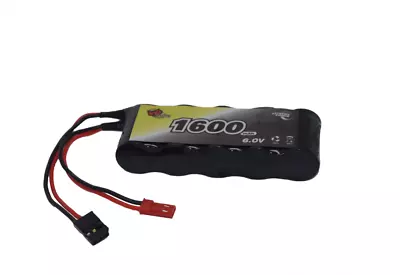 £11.45 • Buy Rechargeable Battery 6v 1600mAh Flat Pack Futaba JST Twin Lead Vapextech UK