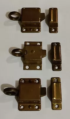 Three (3) Vintage / Old Brass Transom Cabinet/Window Latch/Catch • $69.99