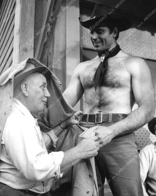 $9.99 • Buy 8b20-17216 Clint Walker Getting Measured For Wardrobe TV Cheyenne 8b20-17216