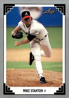 1991 Leaf #491 Mike Stanton • $1.25