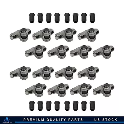 1.7 Ratio 7/16  Stainless Steel Roller Rocker Arms For Big Block Chevy BBC • $142.99