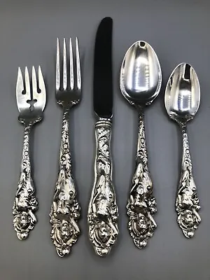 $1995 • Buy Love Disarmed By Reed & Barton Sterling Silver 5 Piece DINNER SIZE Place Setting