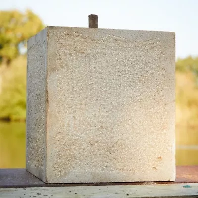 £64.80 • Buy 200mm Sandstone Straight Staddle Stone - Pad Settle Oak Framed Building Support