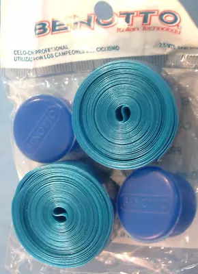 Benotto Dark Blue Smooth Cello Road Handlebar Tape NEW / NOS Vintage-NIB-Mint • $37.10