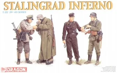 Dragon  1/35 Scale  Stalingrad Inferno. 4 German Soldiers #6343 • £13.95