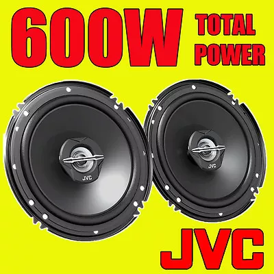 £23.99 • Buy JVC 600W TOTAL 2-WAY 6.5 INCH 16cm CAR VAN DOOR/SHELF COAXIAL SPEAKERS NEW PAIR