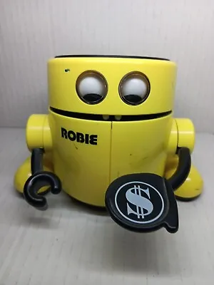 ROBIE THE BANKER Radio Shack Money Robot Mechanical Coin Bank PARTS ONLY • $16.19