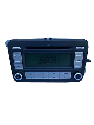 VW RCD300 Passat Touran Golf Stereo CD MP3 Player TESTED With CODE 1K0035186 AD • $62.13
