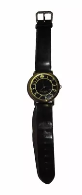 Authentic KATE SPADE ‘Live Colorfully’ Black Leather & Gold Tone Watch One Size • $24.50