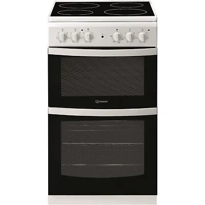 £329.99 • Buy BRAND NEW Indesit ID5V92KMW 50cm Twin Cavity Electric Oven, Grill & Ceramic Hob