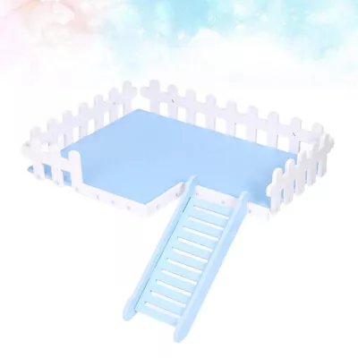  Ladder For Hamster Squirrel And Platform Small Animal Toy Pet Climbing Hedgehog • £14.18