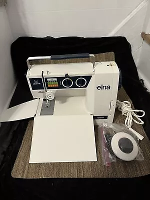 ELNA TX Electronic 390-B Sewing Machine With Foot Pedal -- AS IS -- RUNS - READ! • $110