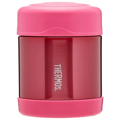 Thermos 290ml Funtainer Vacuum Insulated Food Jar Storage Pink Stainless Steel • $28