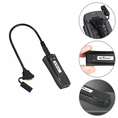 $17.27 • Buy Battery Charger Kit For DJI Spark USB Travel Portable Quick Fast 5V 13A Black