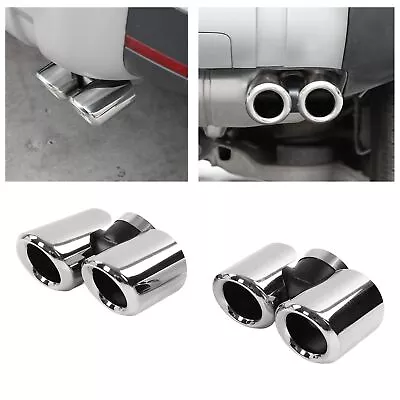 ･Glossy Quad Exhaust Tip Stainless Steel Carbon Fiber Tail Throat For Land Rover • $274.71