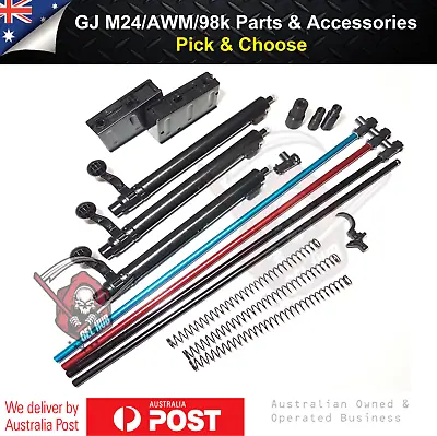  GJ M24 AWM 98k Upgrade Spring Hopup Pull Bolt GangJiang Toy Gel Blaster Parts • $35.95
