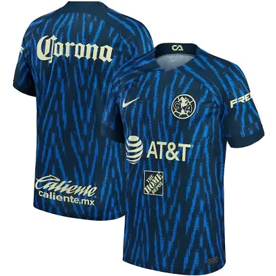 Nike Club America Away Jersey 2023 Blue  Playera Visita Del America Mens Sizes • $70