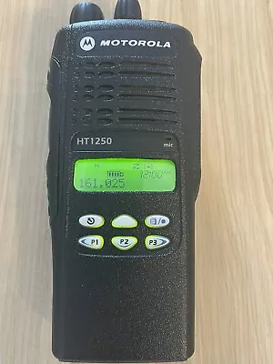 Motorola HT1250 VHF 136-174MHz Radio AAH25KDF9AA5AN. Parts / Not Working • $30