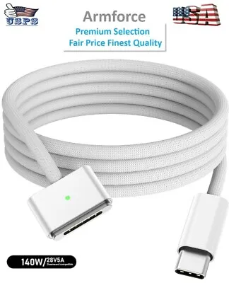 USB C Magsafe 3 Charging Cable Wire 6.5Ft 140w Power Cord For MacBook M2 M1pro • $18.75