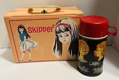 Vintage 1965 Skipper Vinyl Lunchbox & Thermos • $100