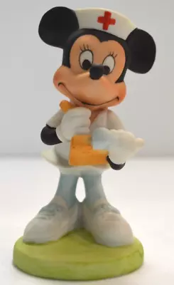 Disney Vintage Minnie Mouse As Nurse Minnie Porcelain Ceramic Figurine Korea • $39.99