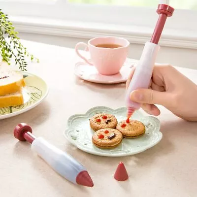 New Silicone Food Writing Pen Chocolate Decorating Tools Cake Mold Cookie Icing • £3.32