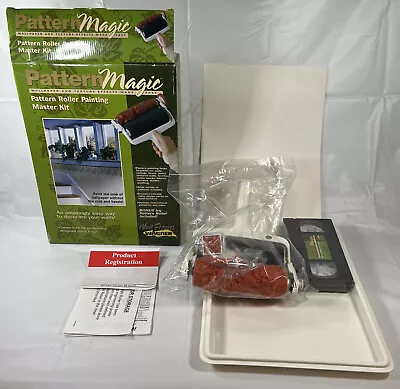 Wagner Pattern Magic Roller Decorator Master Kit Rare Box With VHS And Extras • $25