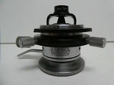 Vintage Ernst Leitz Wetzlar Science Laboratory Microscope Attachment Lens Optics • $229