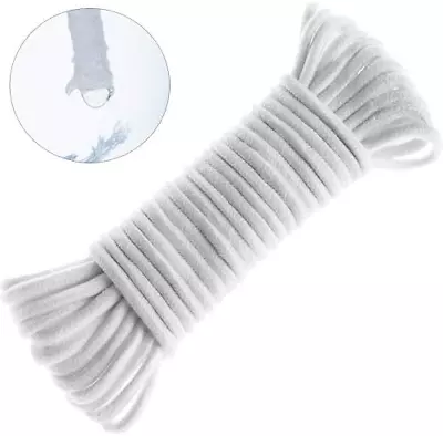 ORIMERC 50 Feet 6mm Self Watering Capillary Wick Cord Vacation Plant Sitter DIY • £6.74