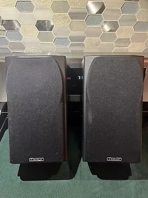 Vintage Pair Mission 731i 2-Way Bass Reflex Bookshelf Speaker Black ENGLAND • $75