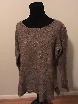 Athleta Brown Wool Yak Sweater Size Extra Large XL • $22.49